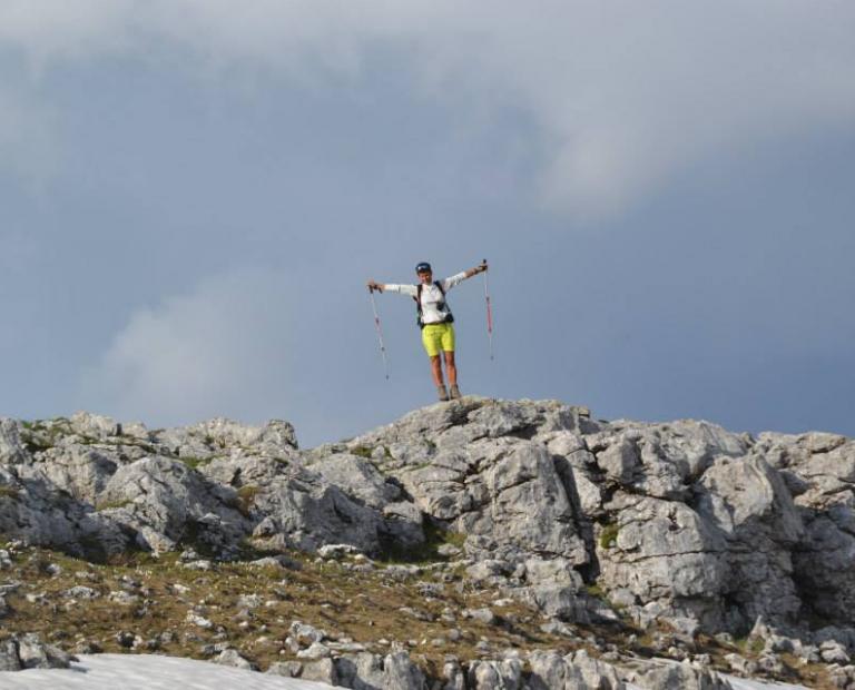 Marie sur les chemins du Vercors ©Marie