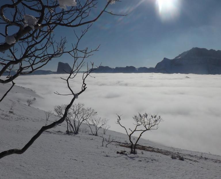 Le Grand-Veymont l'hiver ©Marie