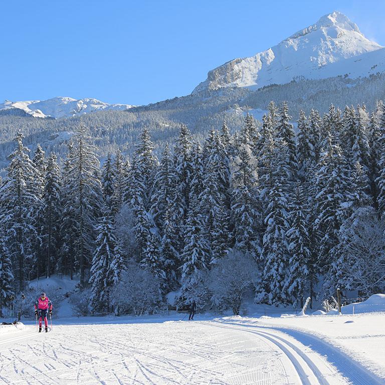 Piste de fond Corrençon en Vercors  ©SCharles